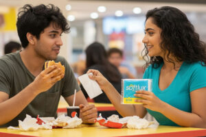 Softlux napkins for a mess-free dining experience